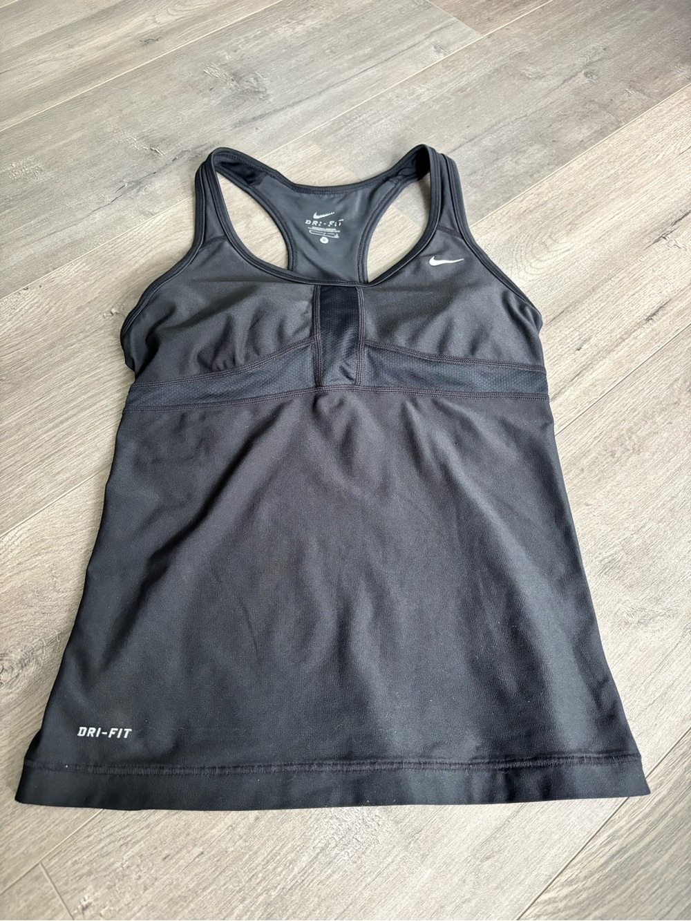 Nike Black Dri-FIT Racerback Tank Top